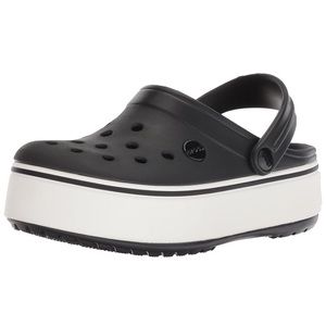 Black Platform Crocs
